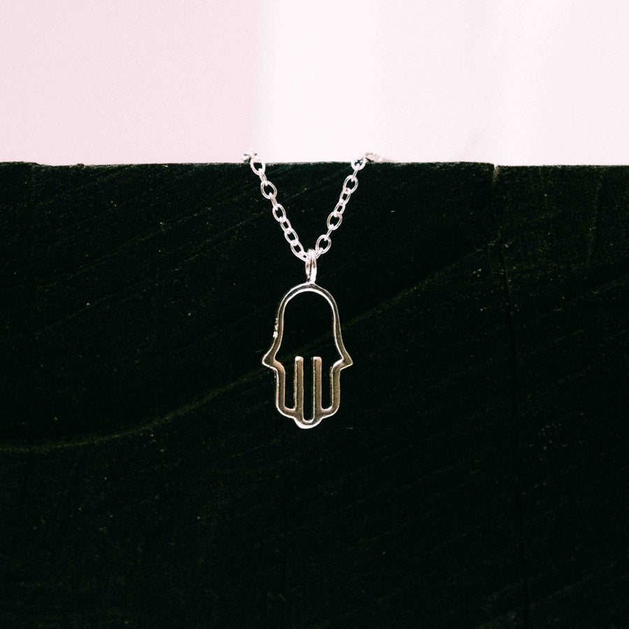 Colier din argint Hamsa -  Atelier Bijuterii Nimba 