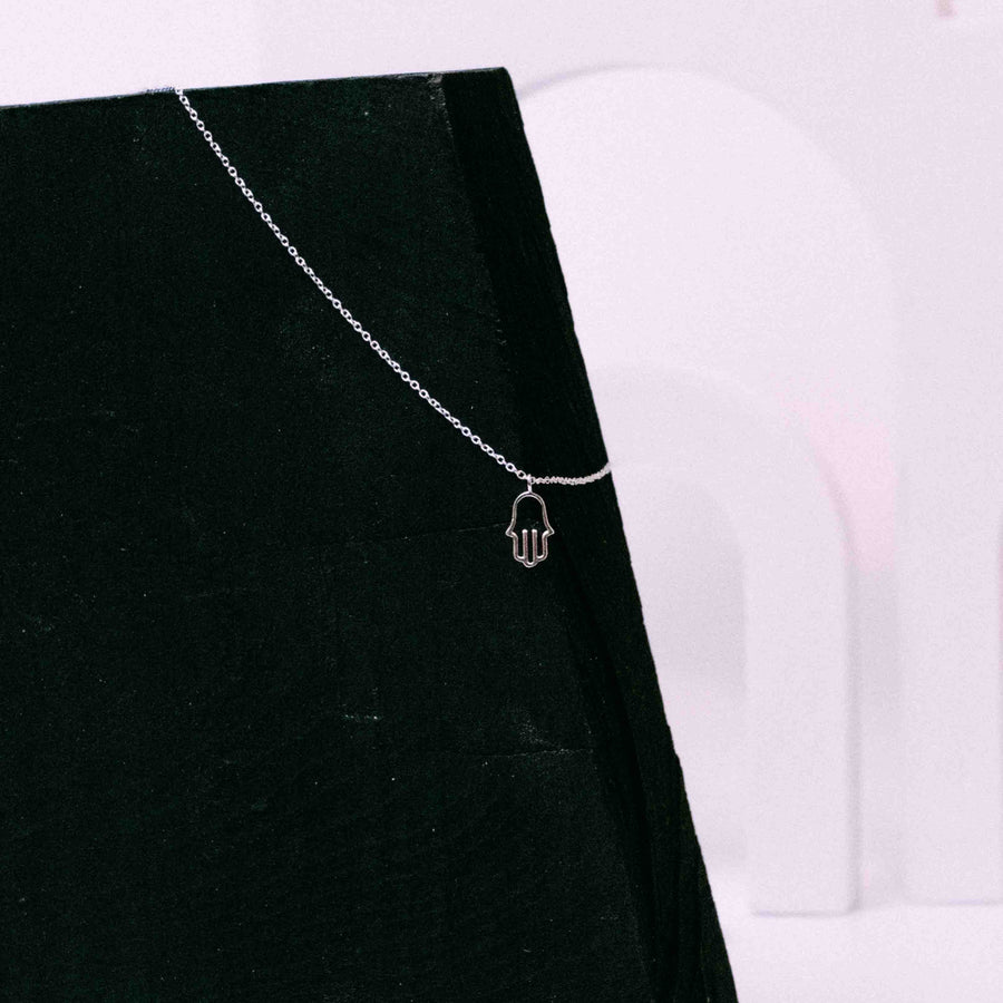 Colier din argint Hamsa -  Atelier Bijuterii Nimba 